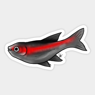 Fish - Tetras - Glowlight Tetra Sticker